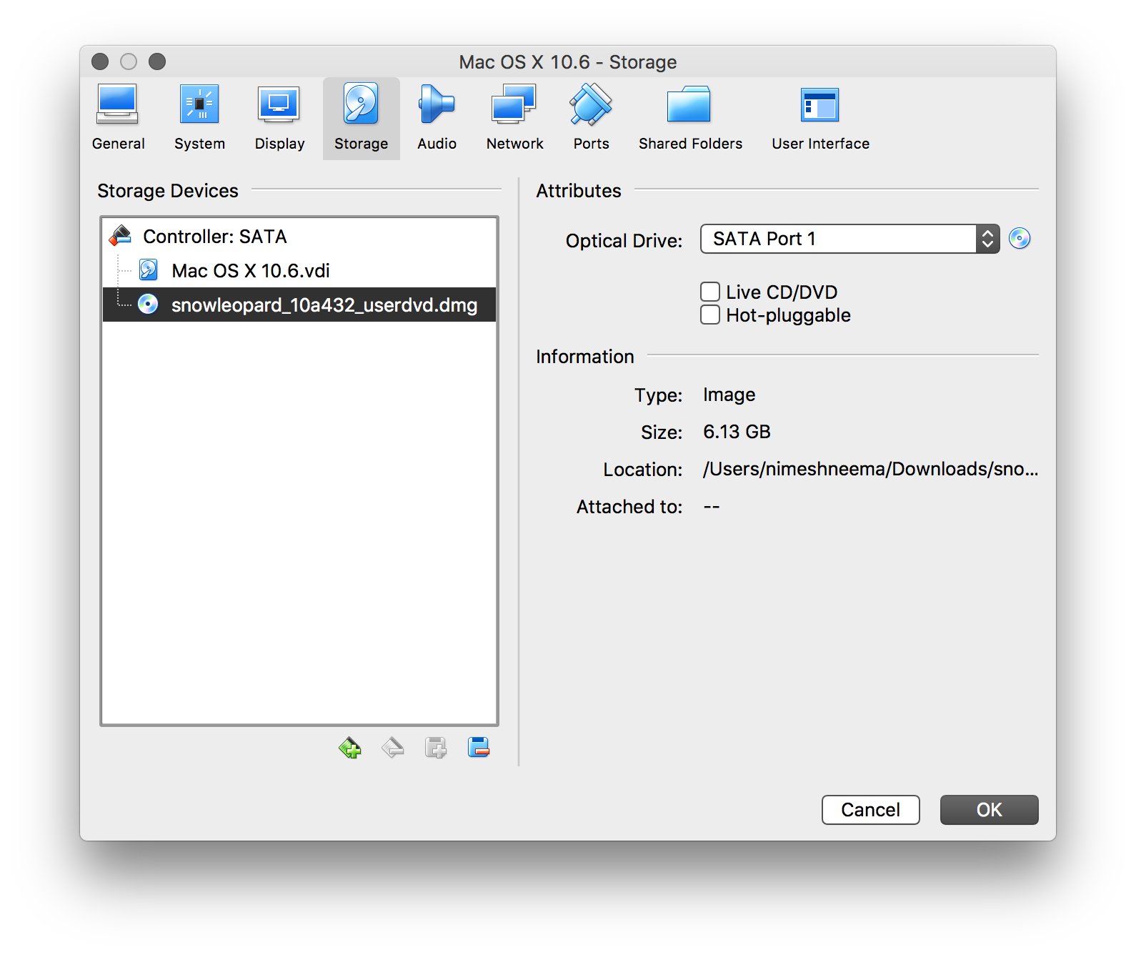 download mac os x 10.6 snow leopard for virtualbox